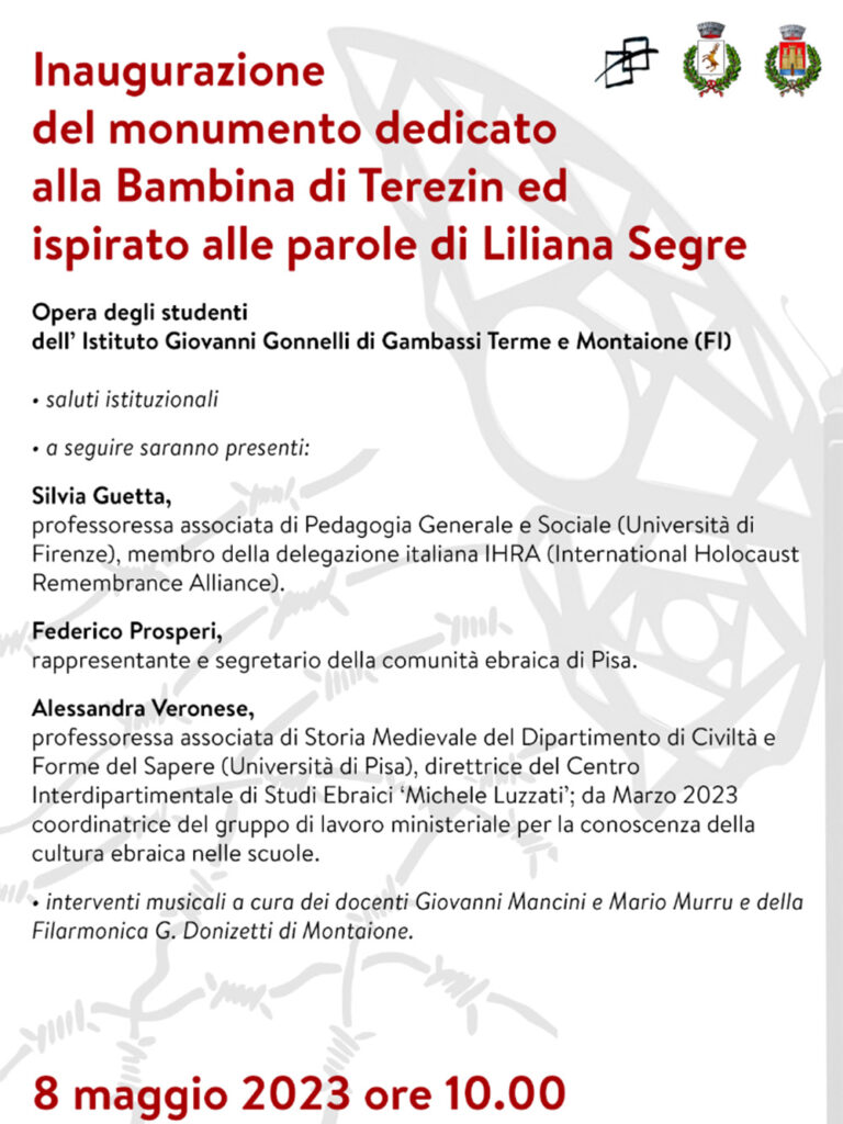 Farfalla gialla bambina di Terezin - 3