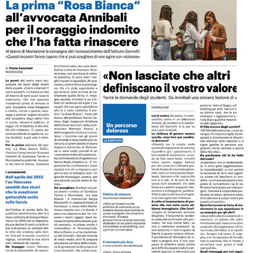 Premio La Rosa Bianca 2025 a Lucia Annibali - 3